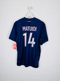 PSG FOOTBALL JERSEY 1997/1998 HOME - NGOTTY #4 (S)