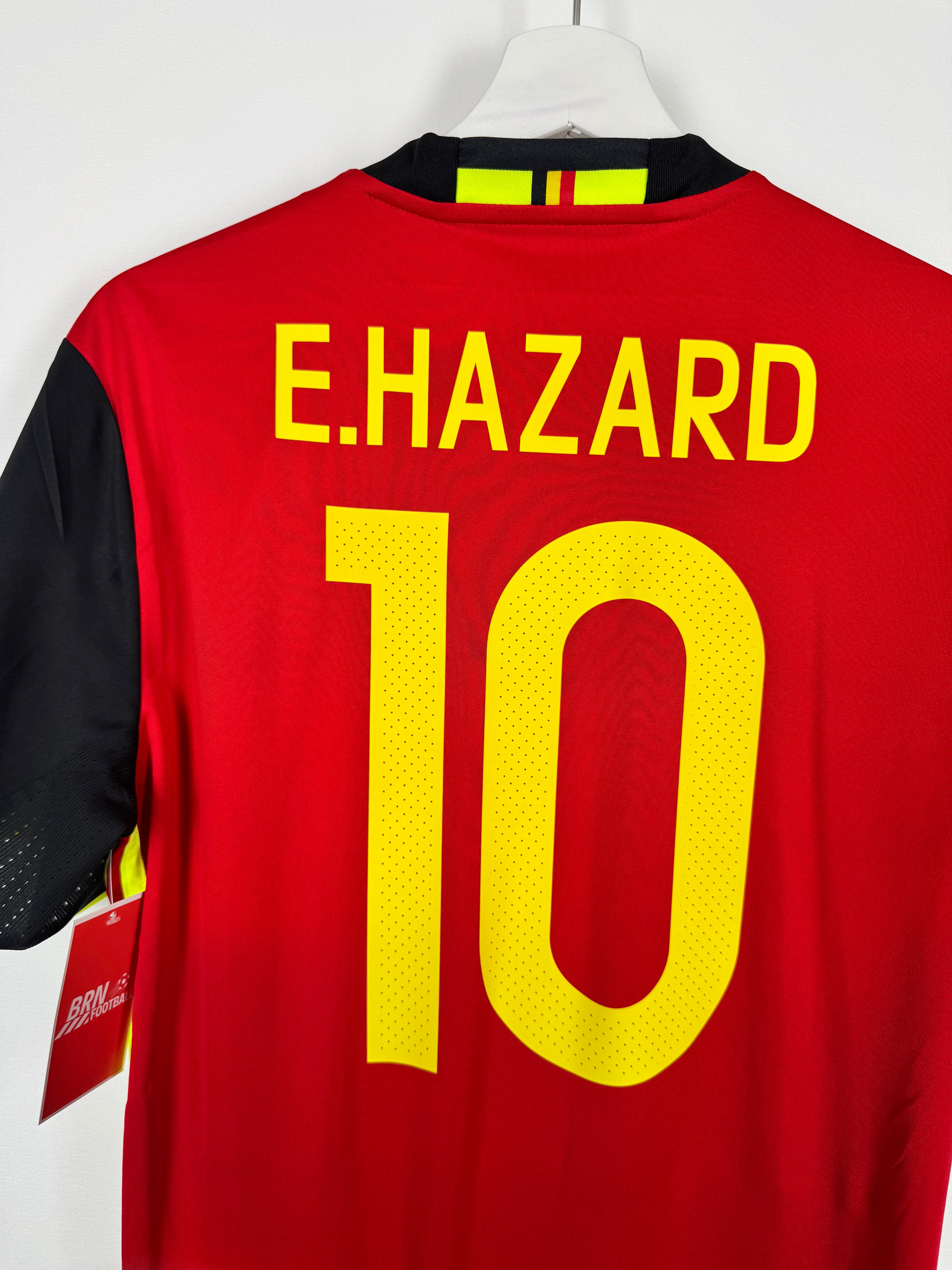 BELGIUM 2016 HOME FOOTBALL JERSEY - E.HAZARD #10 (S)