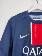 PSG FOOTBALL JERSEY 1997/1998 HOME - NGOTTY #4 (S)