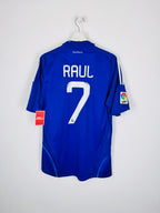 MAILLOT DE FOOTBALL REAL MADRID 2008/2009 EXTÉRIEUR - RAUL #7 (M)