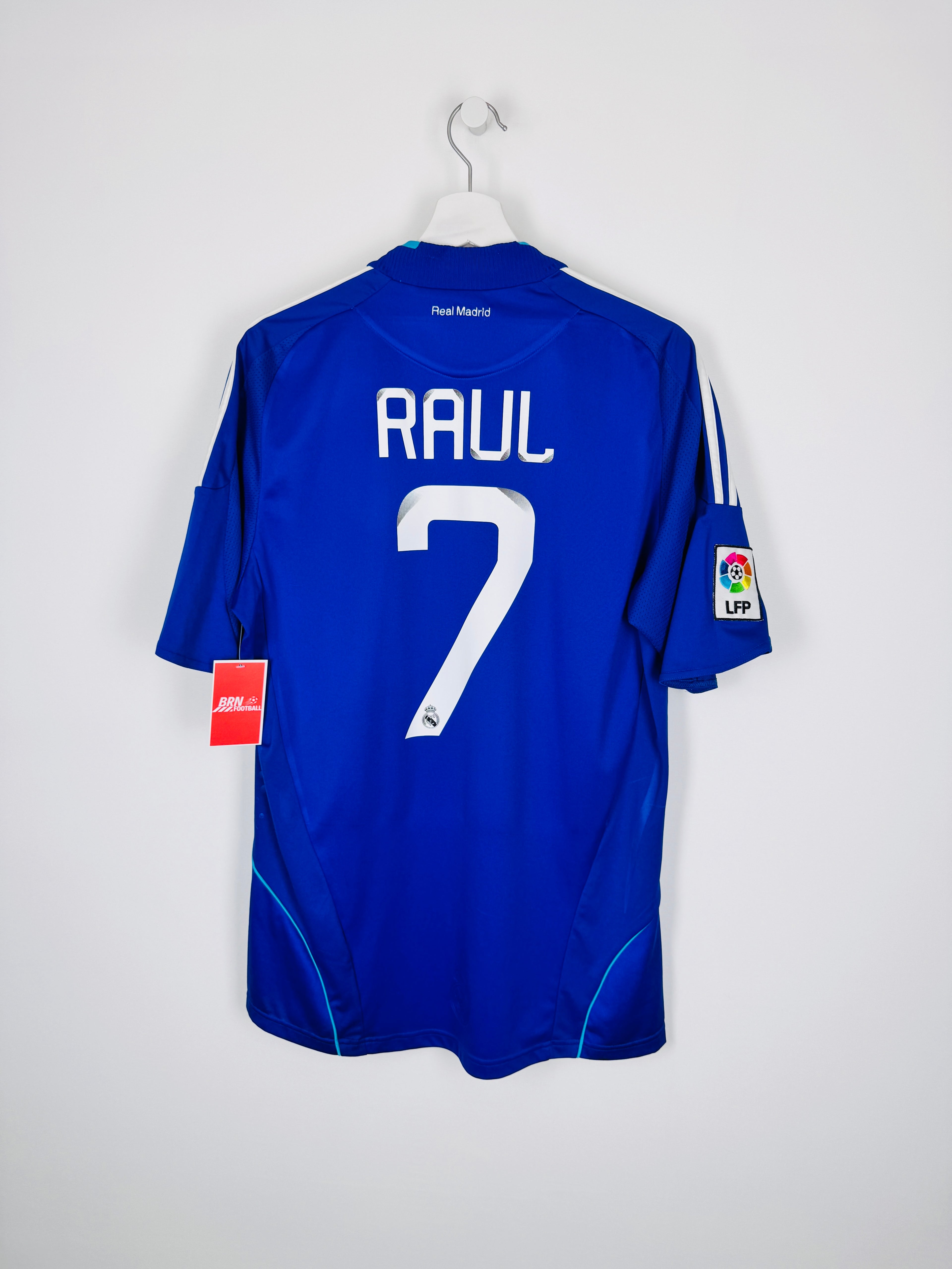 MAILLOT DE FOOTBALL REAL MADRID 2008/2009 EXTÉRIEUR - RAUL #7 (M)
