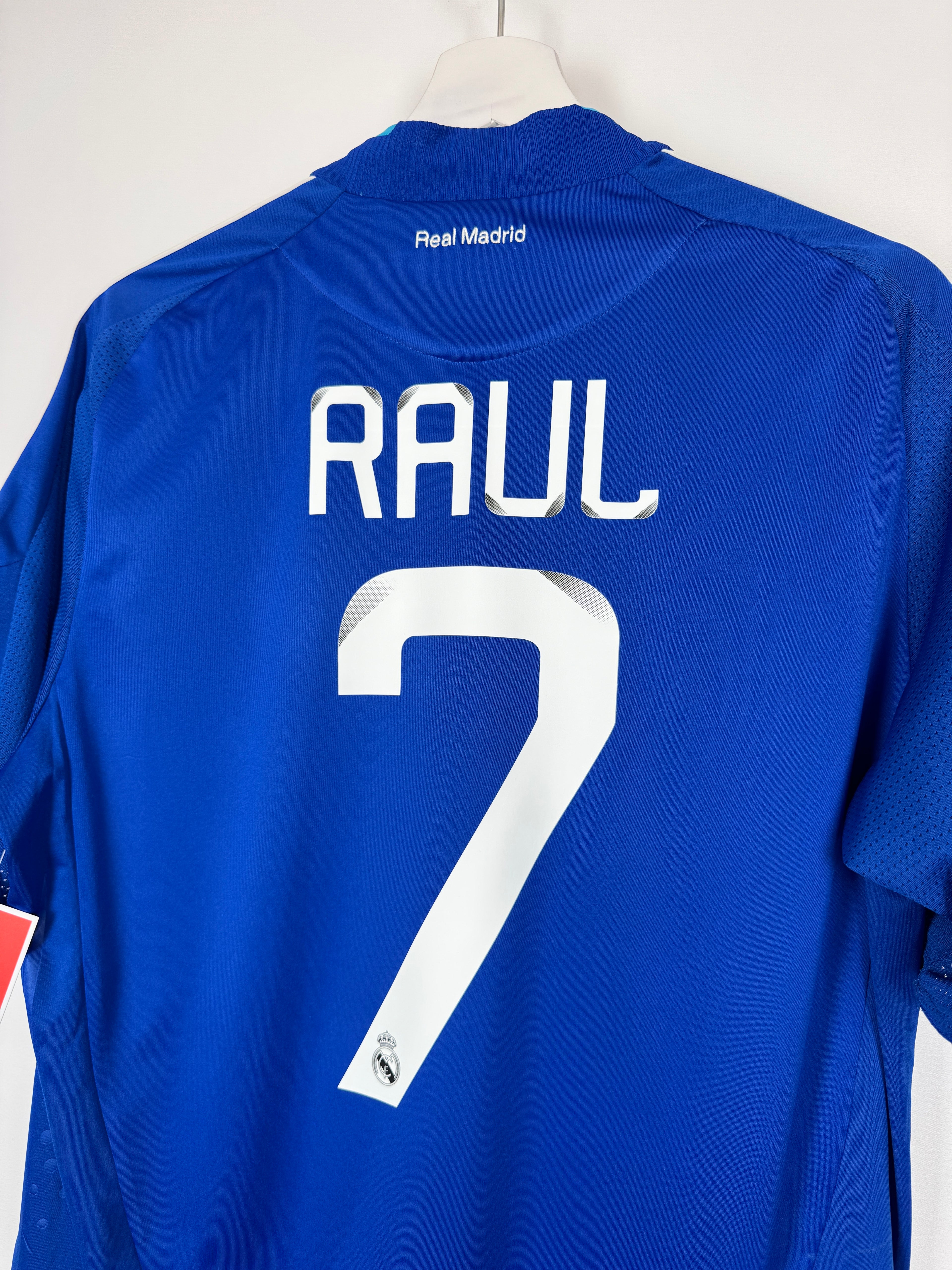 MAILLOT DE FOOTBALL REAL MADRID 2008/2009 EXTÉRIEUR - RAUL #7 (M)