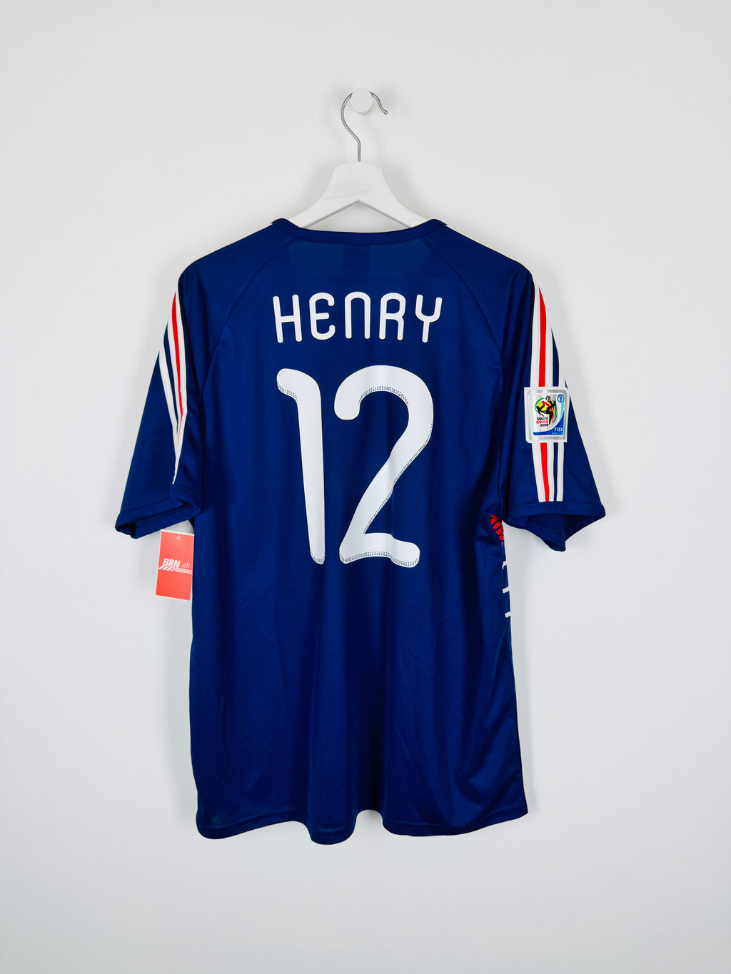 CAMISETA DE FÚTBOL SELECCIÓN DE FRANCIA 2010 LOCAL - HENRY #12 (XL)