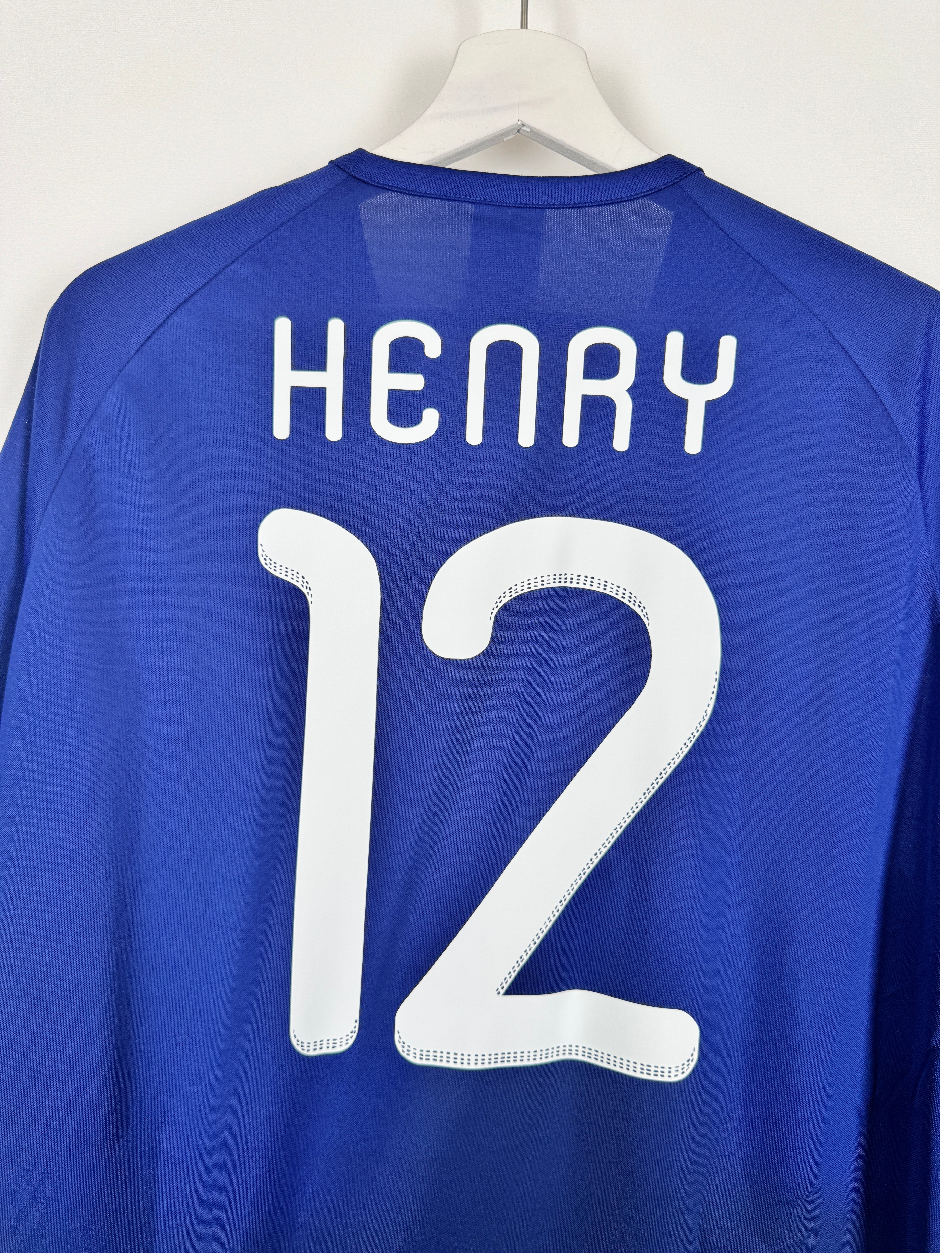CAMISETA DE FÚTBOL SELECCIÓN DE FRANCIA 2010 LOCAL - HENRY #12 (XL)