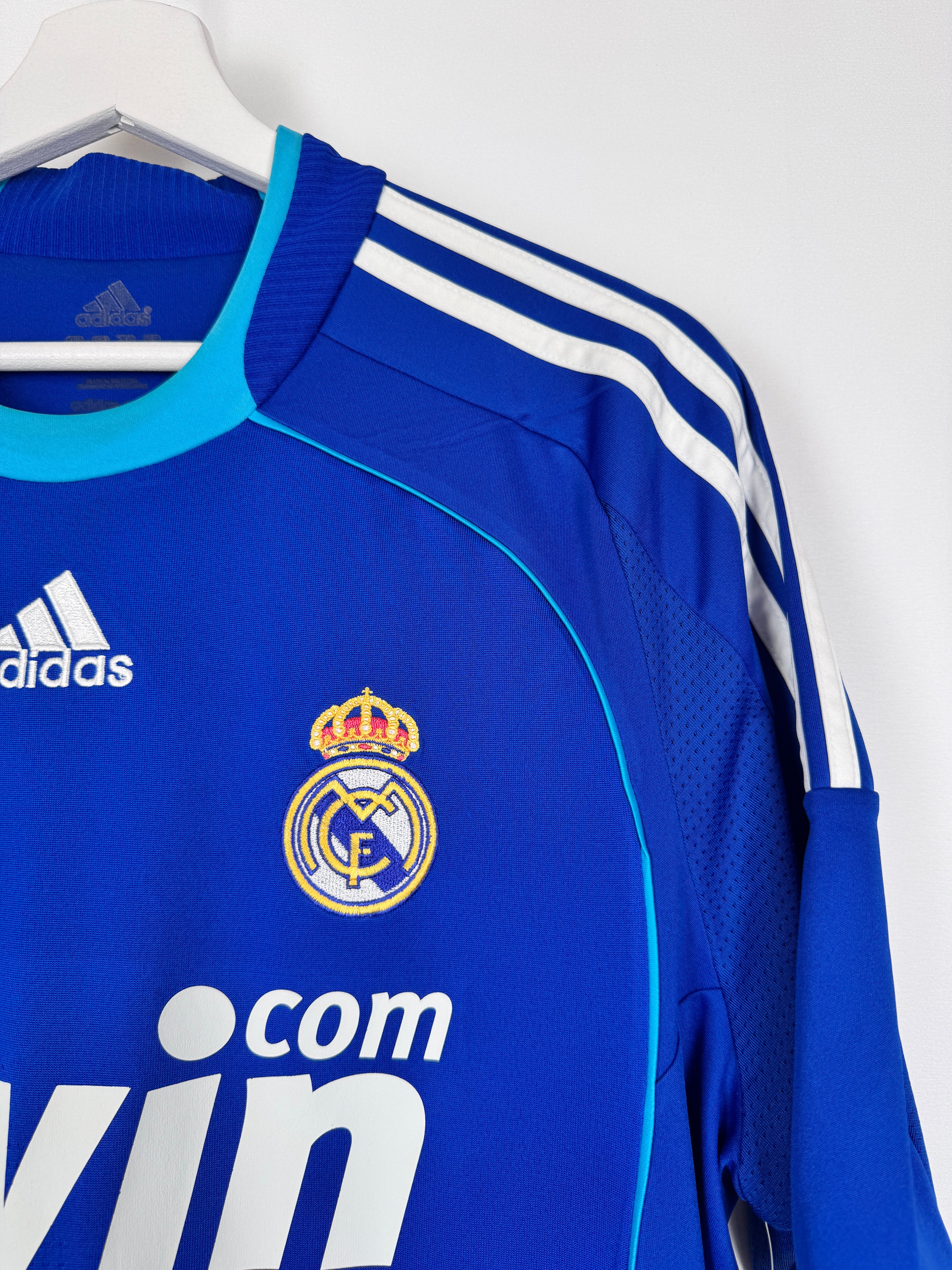 MAILLOT DE FOOTBALL REAL MADRID 2008/2009 EXTÉRIEUR - RAUL #7 (M)