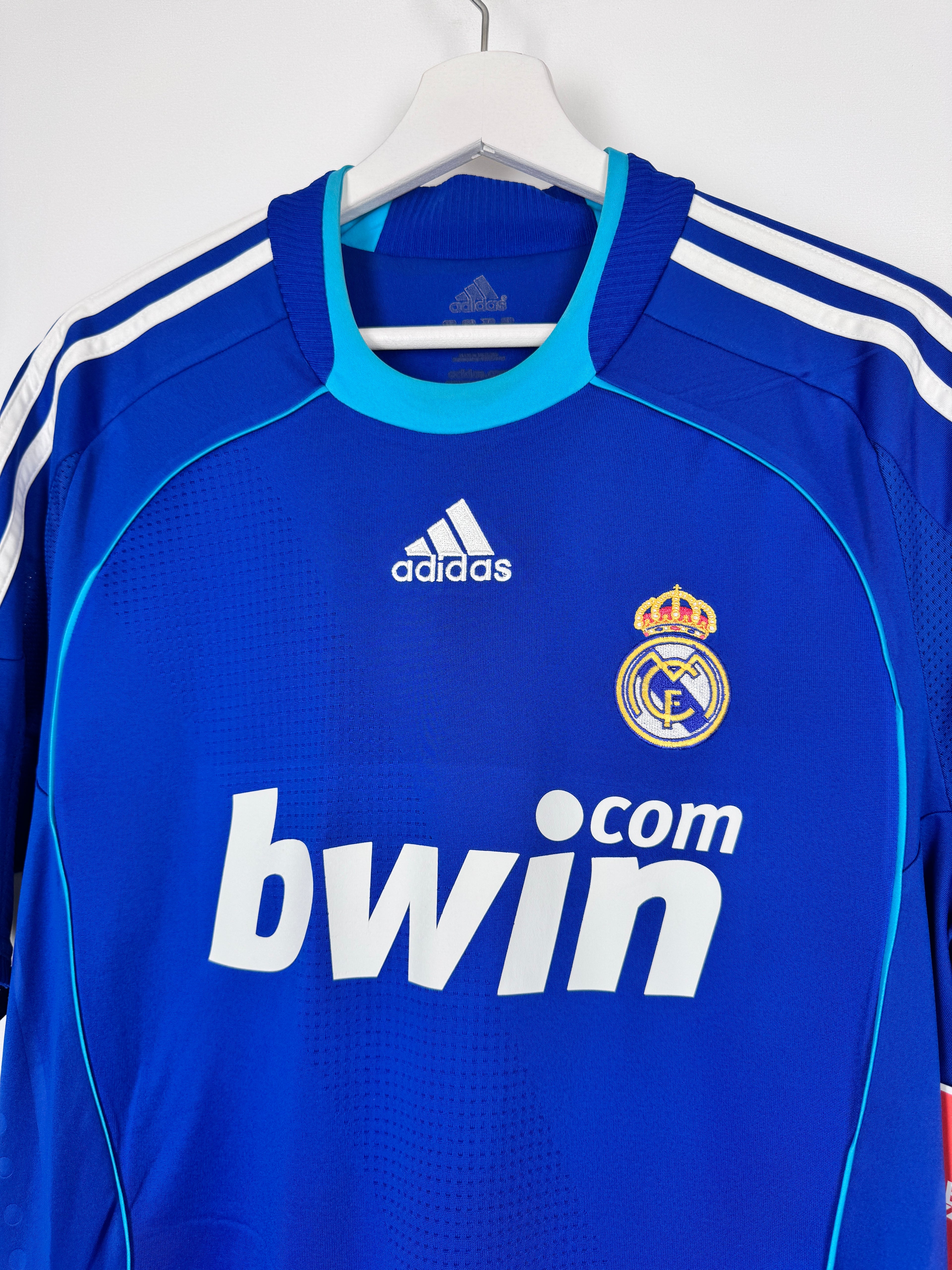 MAILLOT DE FOOTBALL REAL MADRID 2008/2009 EXTÉRIEUR - RAUL #7 (M)