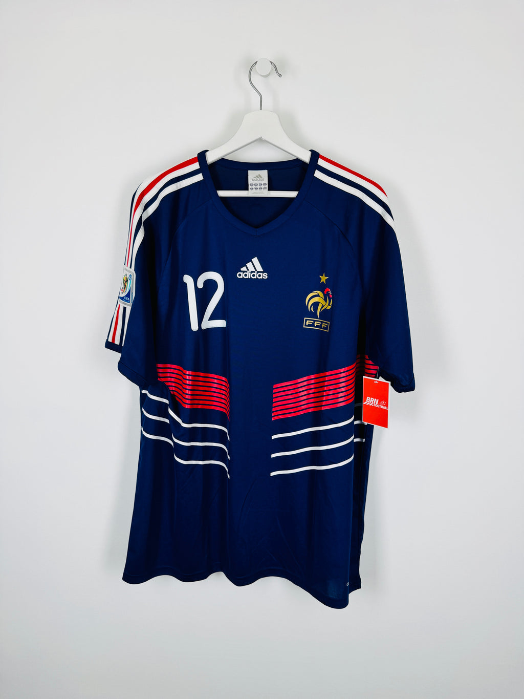 CAMISETA DE FÚTBOL SELECCIÓN DE FRANCIA 2010 LOCAL - HENRY #12 (XL)