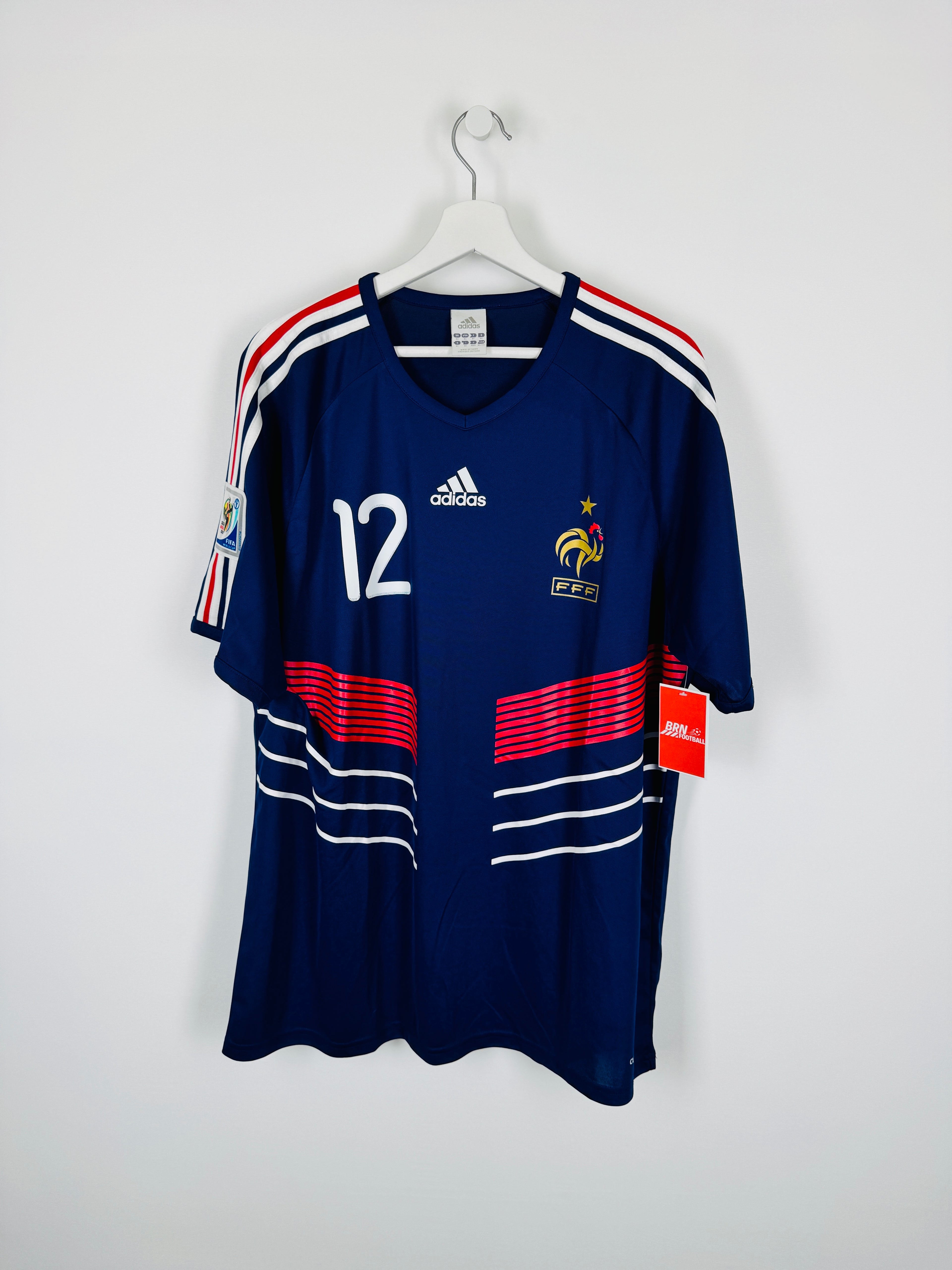 CAMISETA DE FÚTBOL SELECCIÓN DE FRANCIA 2010 LOCAL - HENRY #12 (XL)