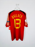 GERMANY 2008 HOME FOOTBALL SHIRT - BALLACK #13 (XL)