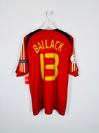 GERMANY 2008 HOME FOOTBALL SHIRT - BALLACK #13 (XL)