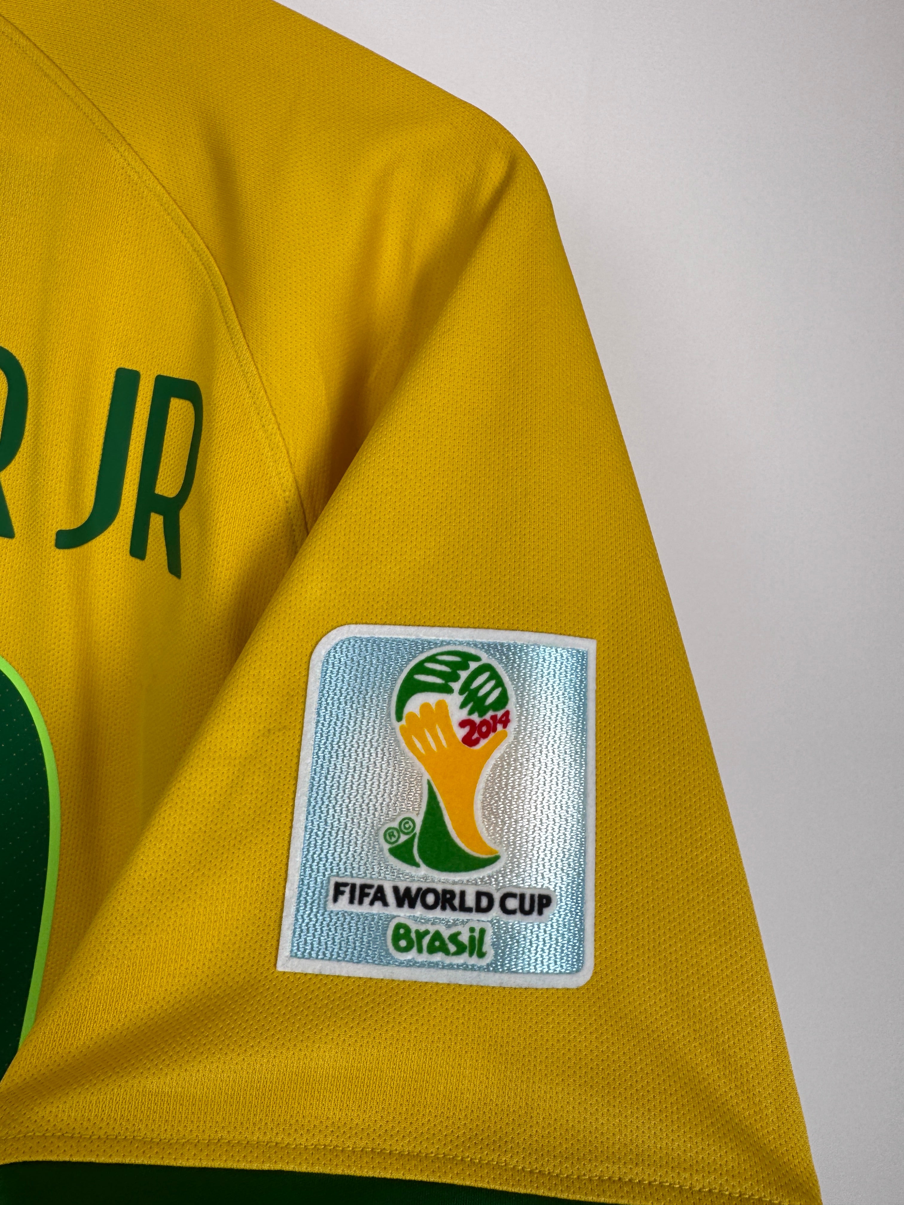 MAILLOT DE FOOTBALL BRÉSIL 2014 DOMICILE - NEYMAR JR #10 (M)
