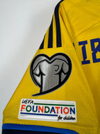SWEDEN 2022 HOME FOOTBALL JERSEY - IBRAHIMOVIC #11 (M)