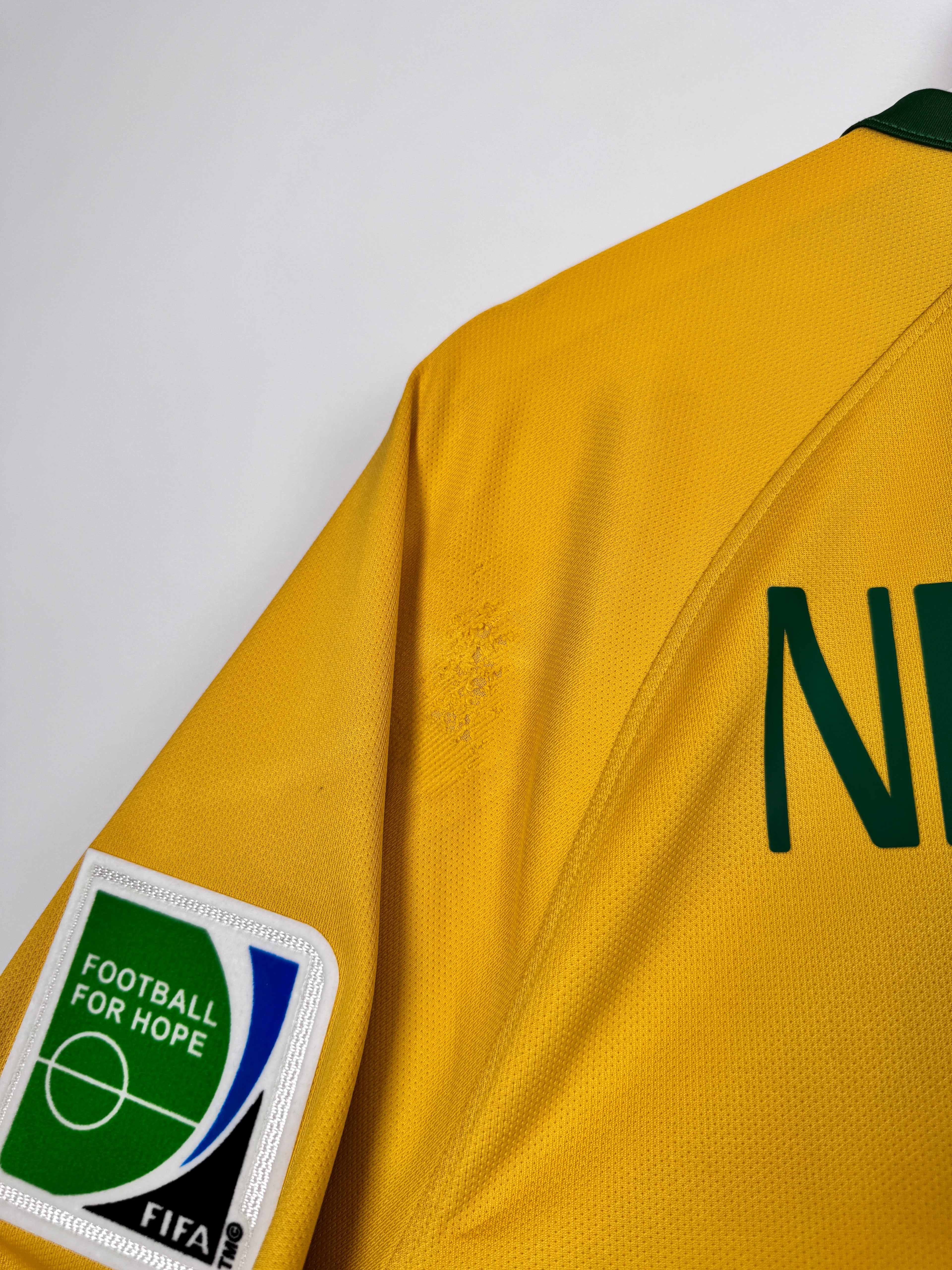 MAILLOT DE FOOTBALL BRÉSIL 2014 DOMICILE - NEYMAR JR #10 (M)
