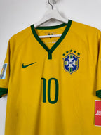MAILLOT DE FOOTBALL BRÉSIL 2014 DOMICILE - NEYMAR JR #10 (M)