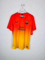 MAILLOT DE FOOTBALL BARCELONE 2012/2013 EXTÉRIEUR - LEO MESSI #10 (M)