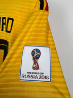 MAILLOT DE FOOTBALL BELGIQUE 2018 EXTÉRIEUR - EDEN HAZARD #10 (M)