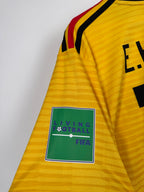 MAILLOT DE FOOTBALL BELGIQUE 2018 EXTÉRIEUR - EDEN HAZARD #10 (M)