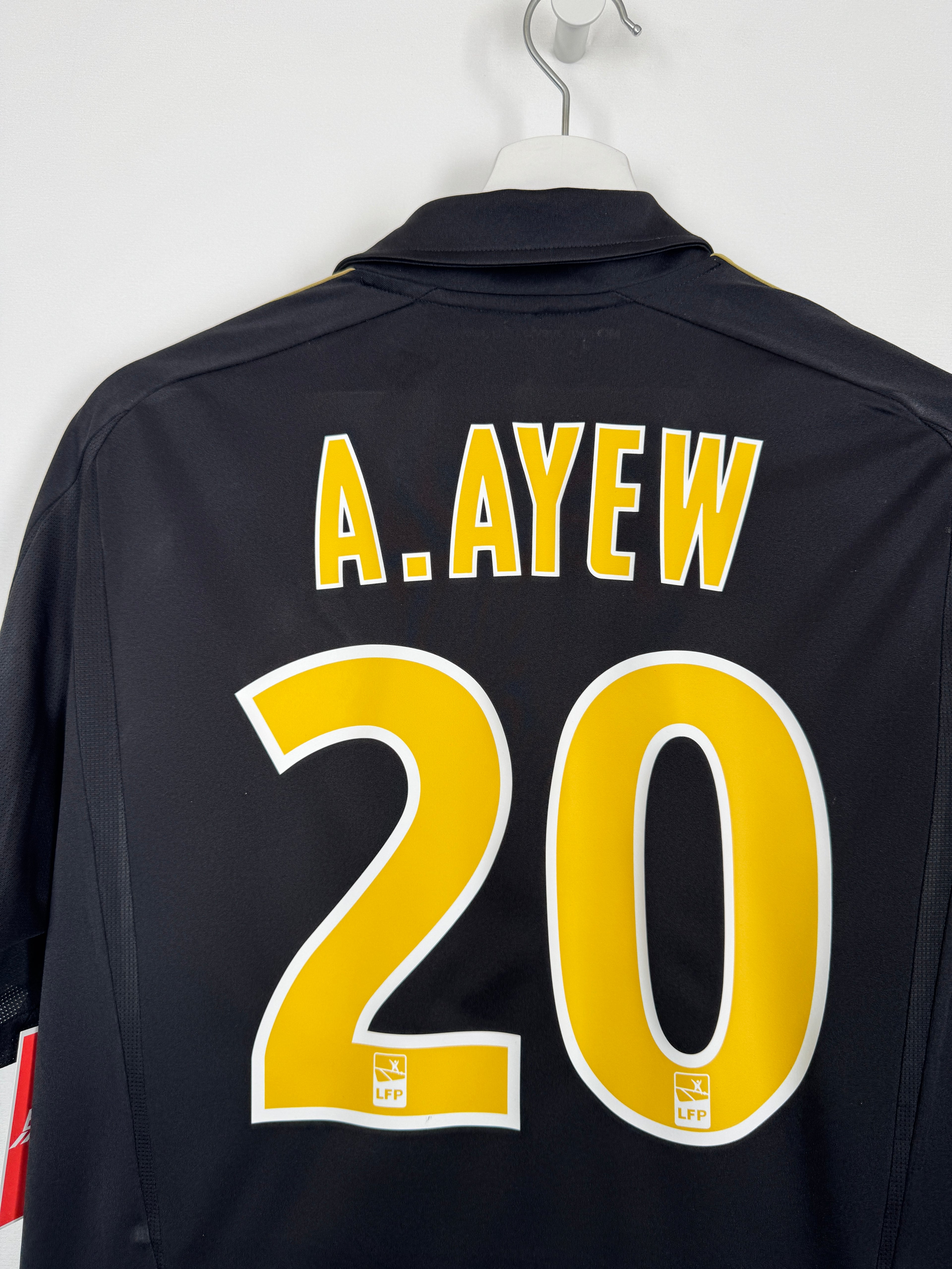 2011/2012 OLYMPIQUE DE MARSEILLE FOURTH FOOTBALL SHIRT - A.AYEW #20 (M)