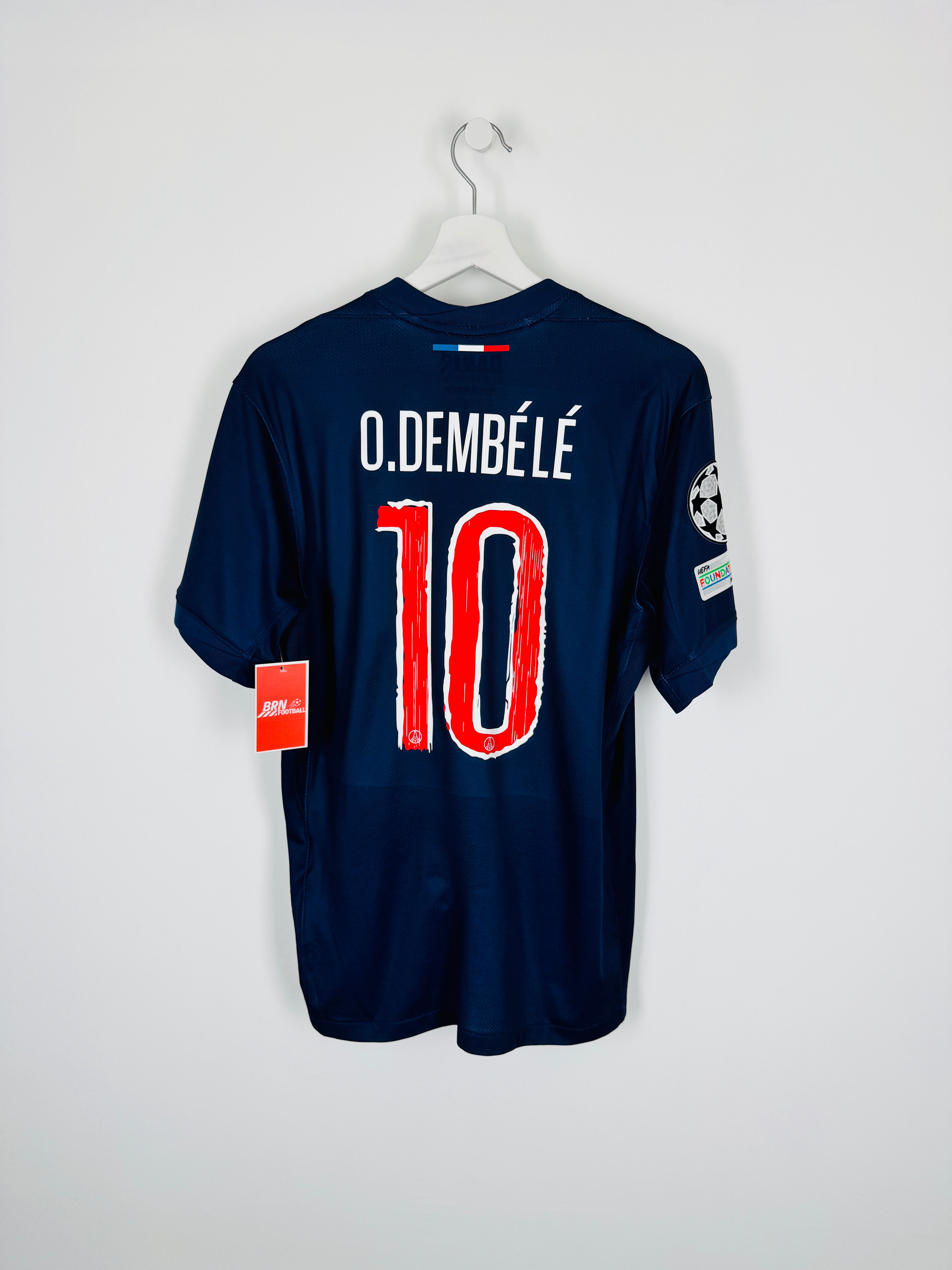 PSG 2024/2025 HOME FOOTBALL JERSEY MUNICH FINAL - O.DEMBÉLÉ #10 (M)