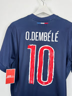 PSG 2024/2025 HOME FOOTBALL JERSEY MUNICH FINAL - O.DEMBÉLÉ #10 (M)