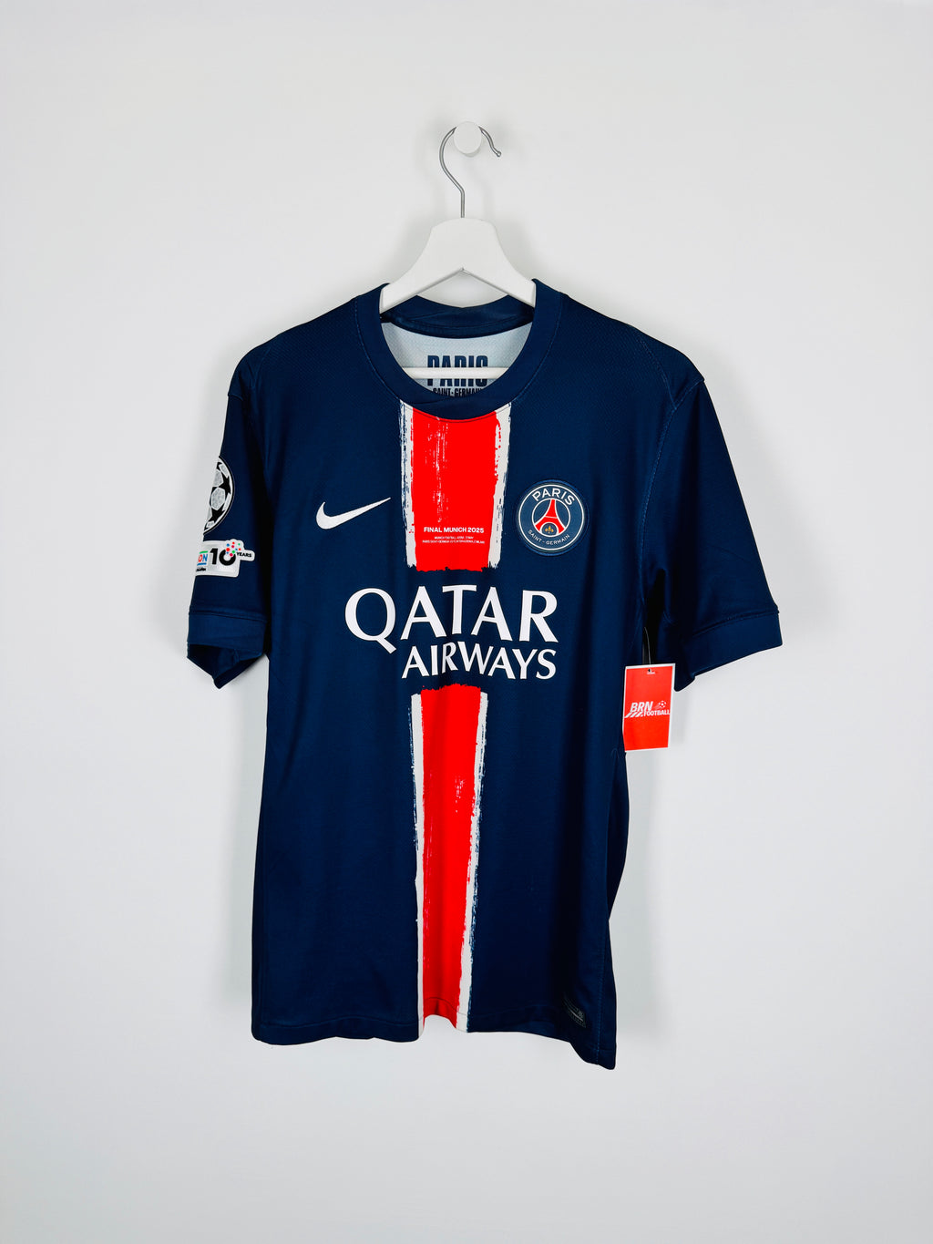 PSG 2024/2025 HOME FOOTBALL JERSEY MUNICH FINAL - O.DEMBÉLÉ #10 (M)