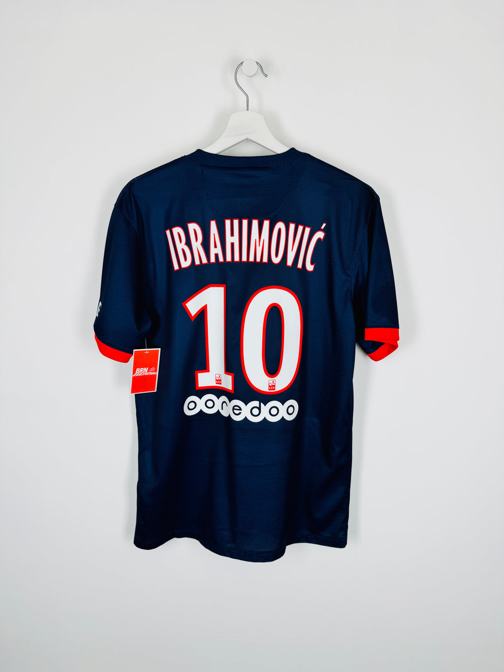 PSG 2013/2014 HOME FOOTBALL SHIRT - IBRAHIMOVIC #10 (M)