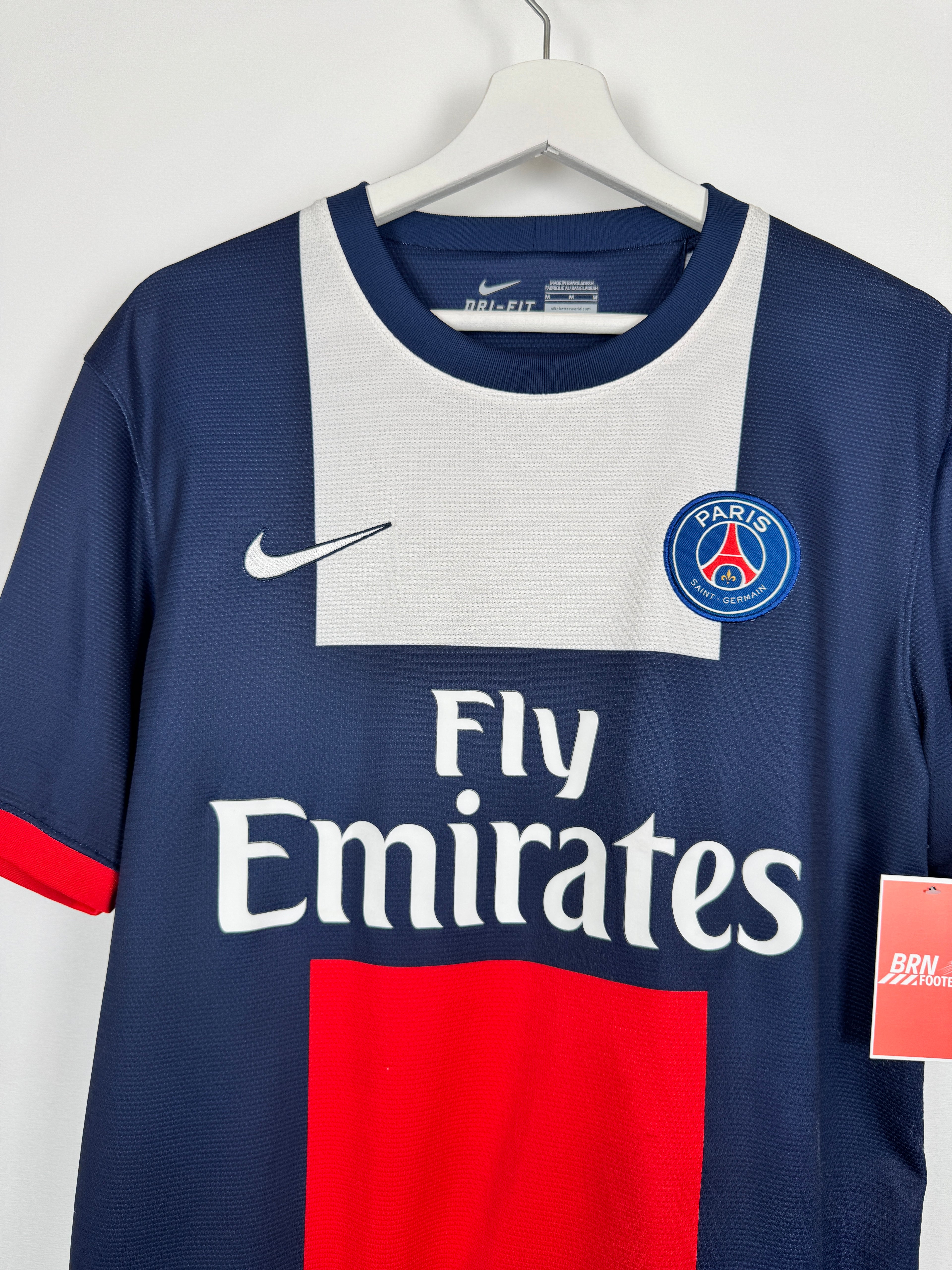 PSG 2013/2014 HOME FOOTBALL SHIRT - IBRAHIMOVIC #10 (M)
