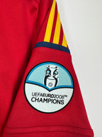 SPAIN 2012 HOME FOOTBALL JERSEY - A.INIESTA #6 (S)