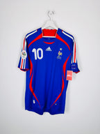 MAILLOT DE FOOTBALL ÉQUIPE DE FRANCE 2006 DOMICILE - ZINÉDINE ZIDANE #10 (L)