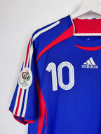 MAILLOT DE FOOTBALL ÉQUIPE DE FRANCE 2006 DOMICILE - ZINÉDINE ZIDANE #10 (L)