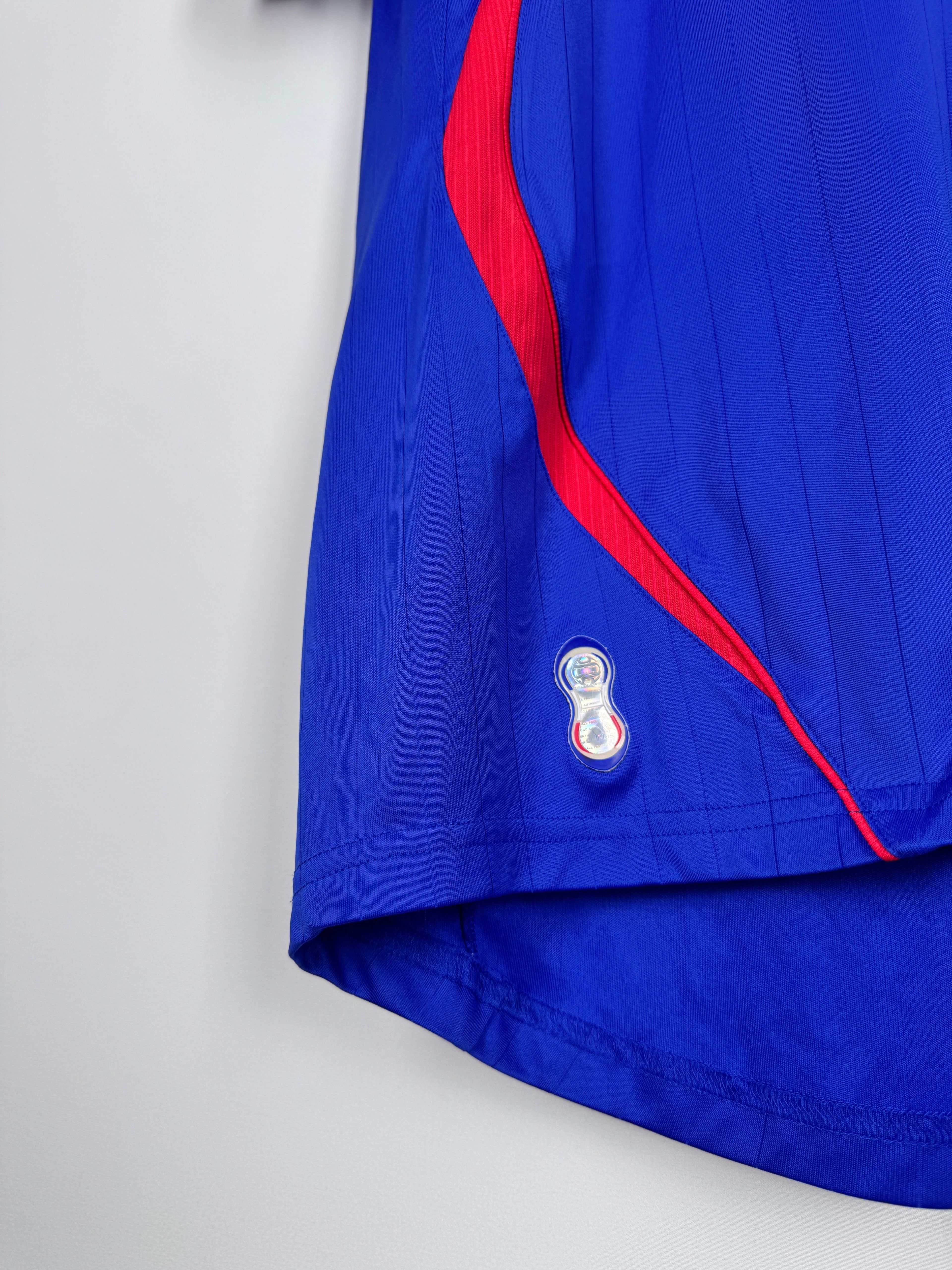 MAILLOT DE FOOTBALL ÉQUIPE DE FRANCE 2006 DOMICILE - ZINÉDINE ZIDANE #10 (L)