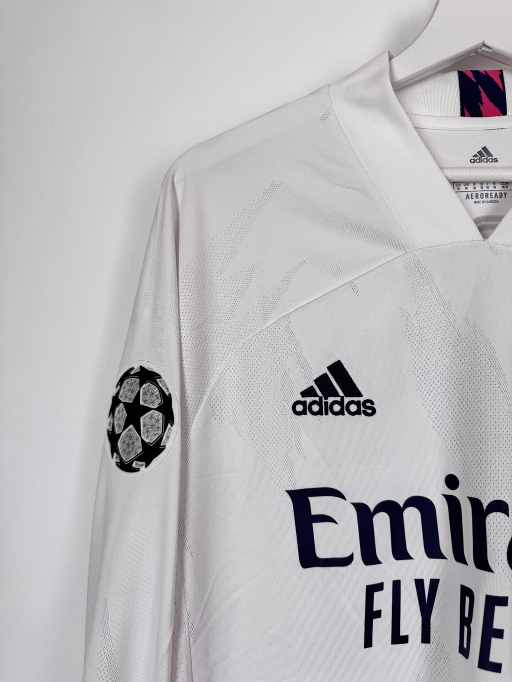 MAILLOT DE FOOTBALL REAL MADRID 2020/2021 DOMICILE MANCHES LONGUES - LUKA MODRIC #10 (M)