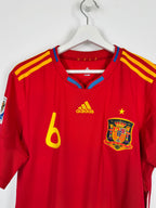 SPAIN 2010 HOME FOOTBALL SHIRT - A. INIESTA #6 (S)