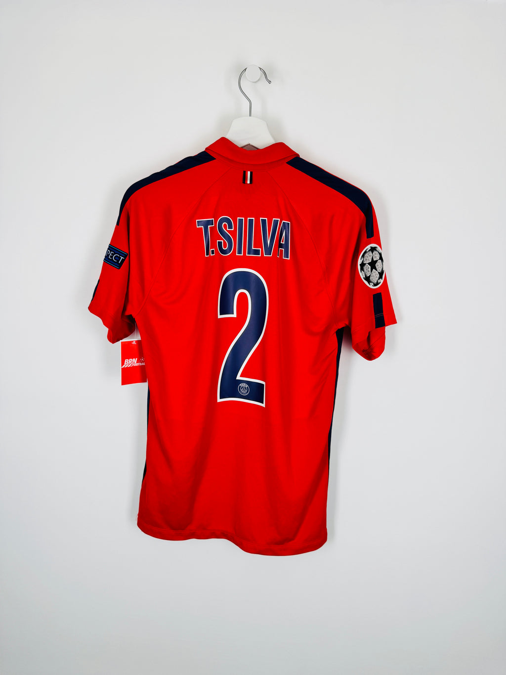 PSG 2014/2015 THIRD FOOTBALL JERSEY - SILVA #2 (S)