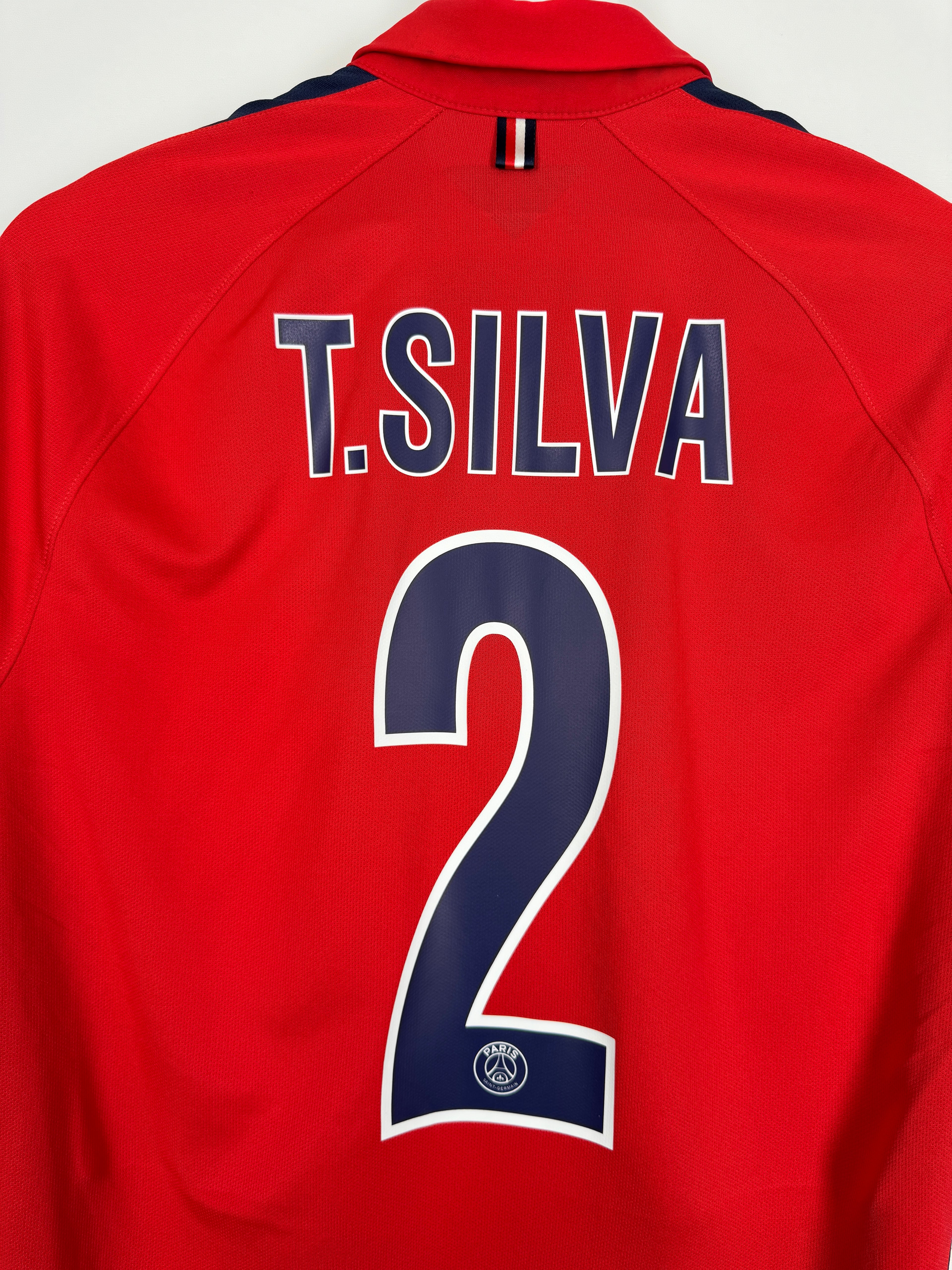 PSG 2014/2015 THIRD FOOTBALL JERSEY - SILVA #2 (S)