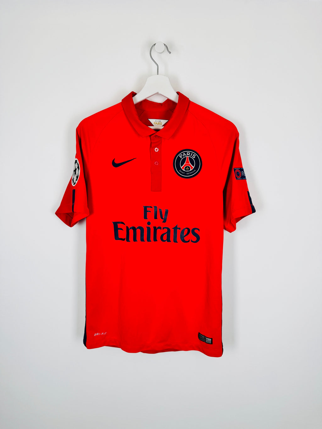 PSG 2014/2015 THIRD FOOTBALL JERSEY - SILVA #2 (S)