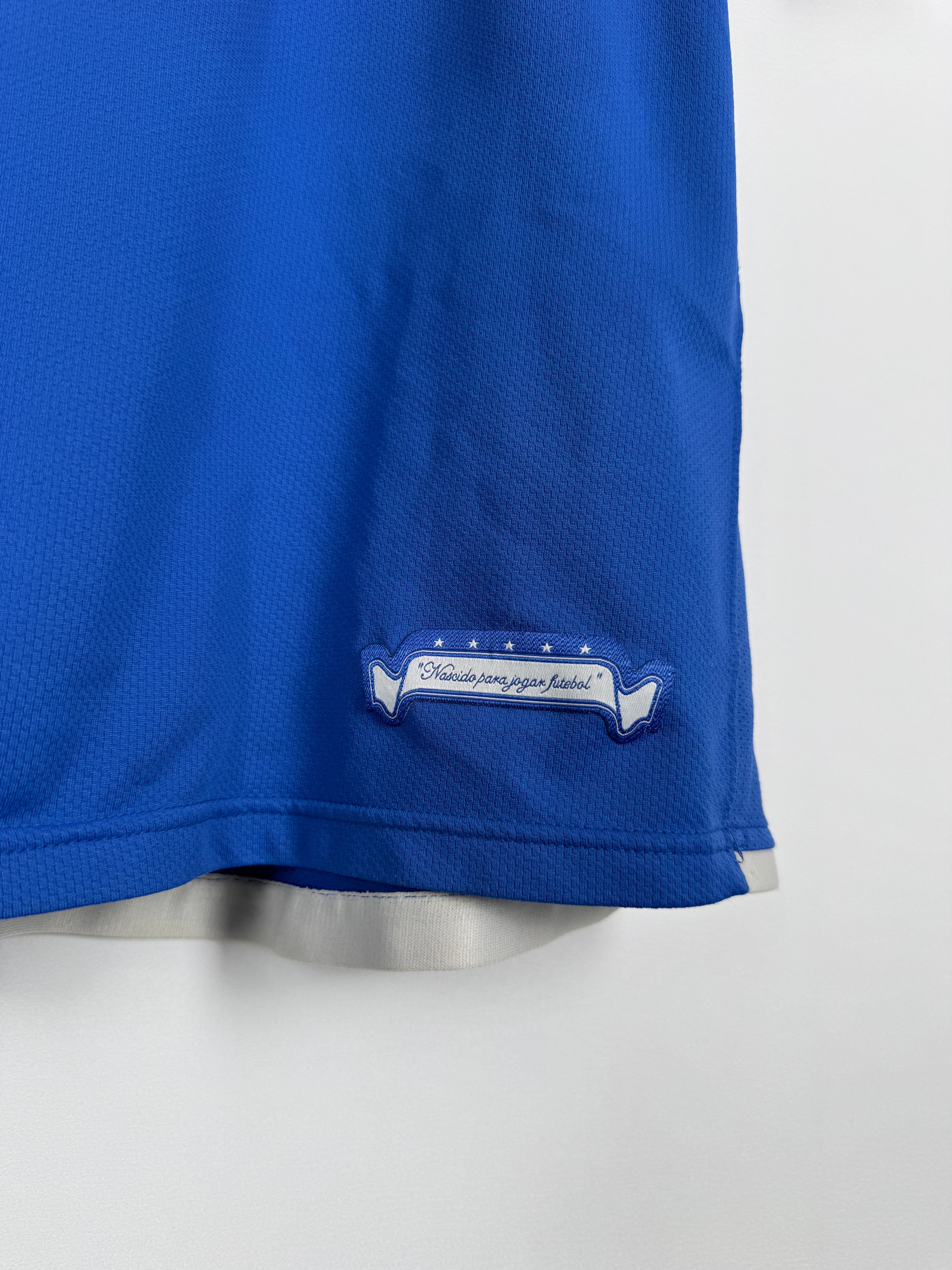 BRAZIL 2006 AWAY FOOTBALL JERSEY - RONALDINHO #10 (S)