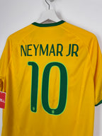 MAILLOT DE FOOTBALL BRÉSIL 2014 DOMICILE - NEYMAR JR #10 (M)