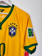 MAILLOT DE FOOTBALL BRÉSIL 2014 DOMICILE - NEYMAR JR #10 (M)