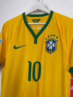 MAILLOT DE FOOTBALL BRÉSIL 2014 DOMICILE - NEYMAR JR #10 (M)