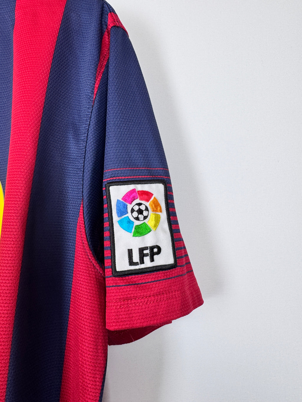 MAILLOT DE FOOTBALL BARCELONE 2013/2014 DOMICILE - LEO MESSI #10 (L)