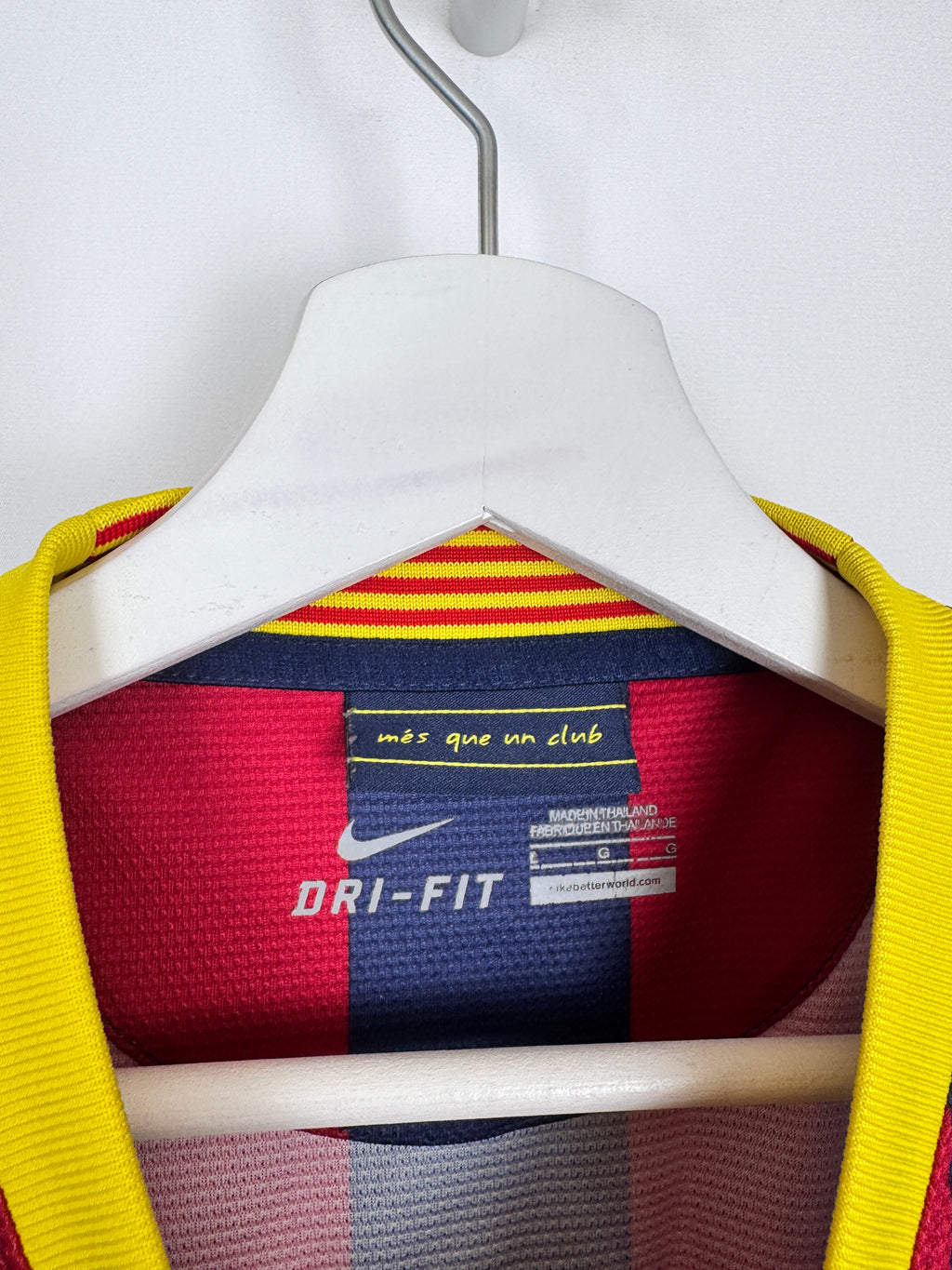 MAILLOT DE FOOTBALL BARCELONE 2013/2014 DOMICILE - LEO MESSI #10 (L)