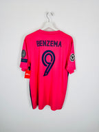 REAL MADRID 2020/2021 AWAY FOOTBALL JERSEY - BENZEMA #9 (L)