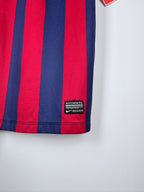 MAILLOT DE FOOTBALL BARCELONE 2013/2014 DOMICILE - LEO MESSI #10 (L)