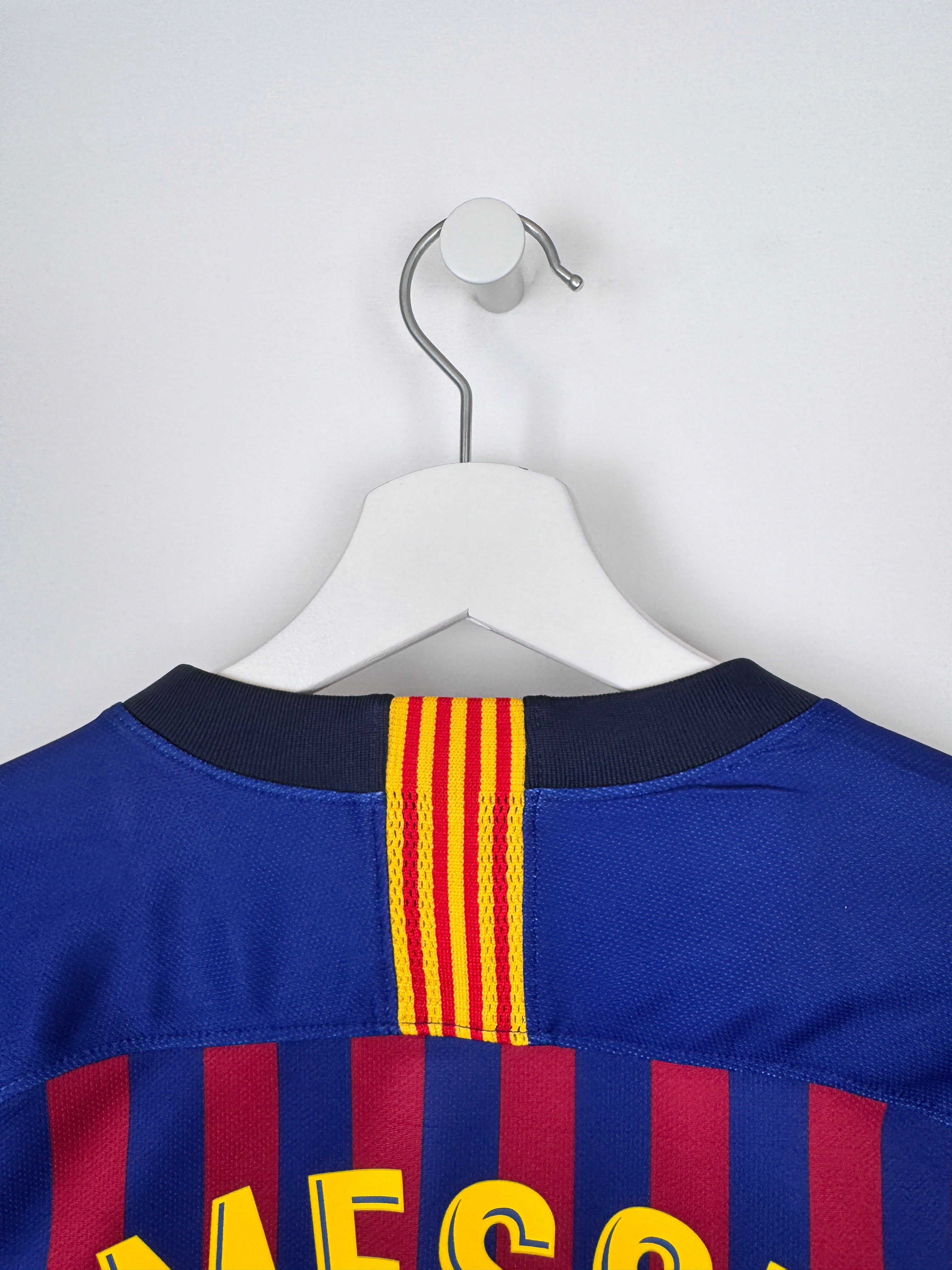 MAILLOT DE FOOTBALL BARCELONE 2018/2019 DOMICILE - LEO MESSI #10 (S)