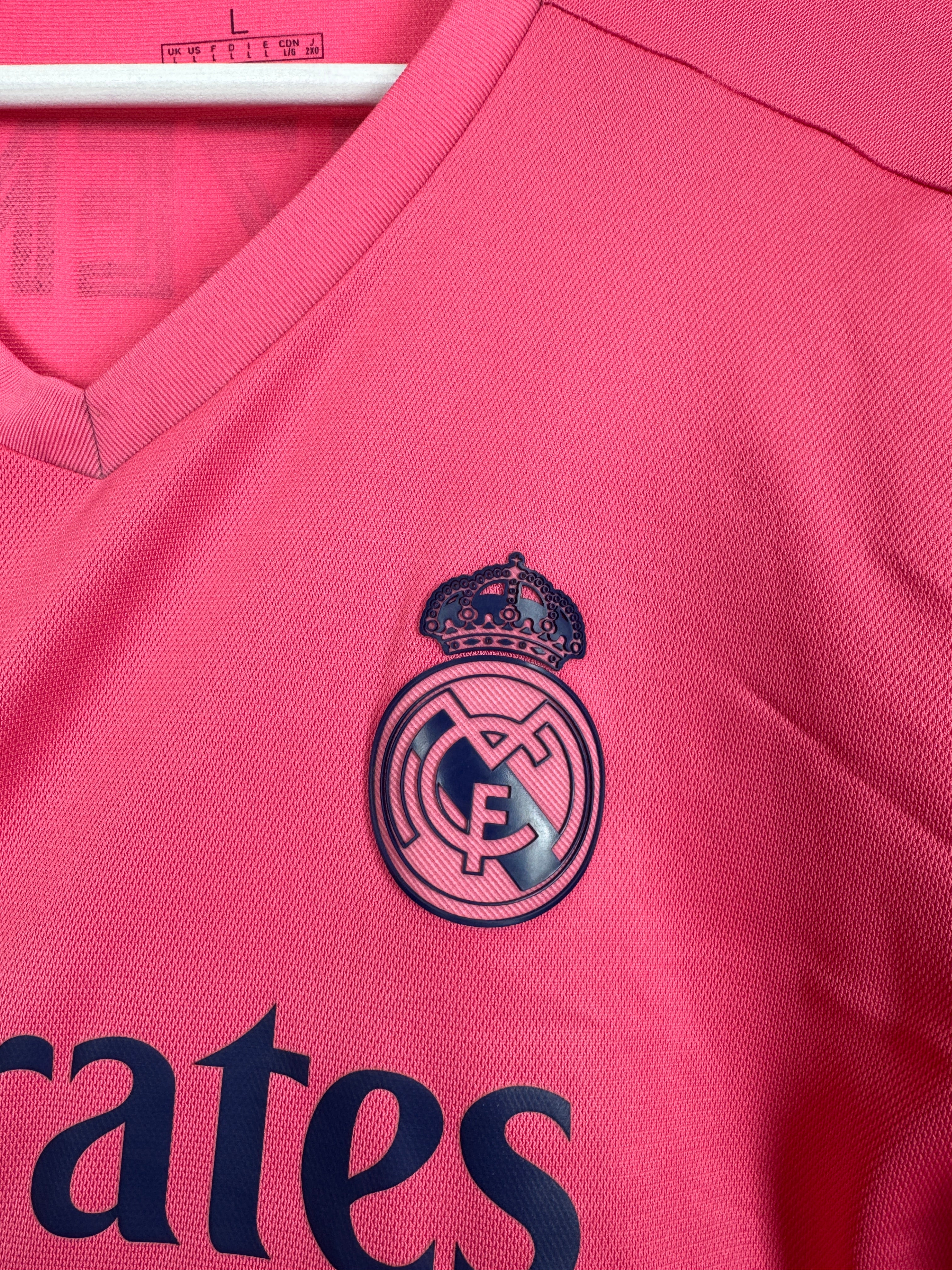 REAL MADRID 2020/2021 AWAY FOOTBALL JERSEY - BENZEMA #9 (L)