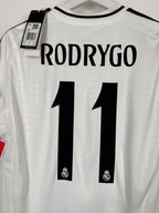 REAL MADRID 2024/2025 HOME FOOTBALL JERSEY - RODRYGO #11 (M)