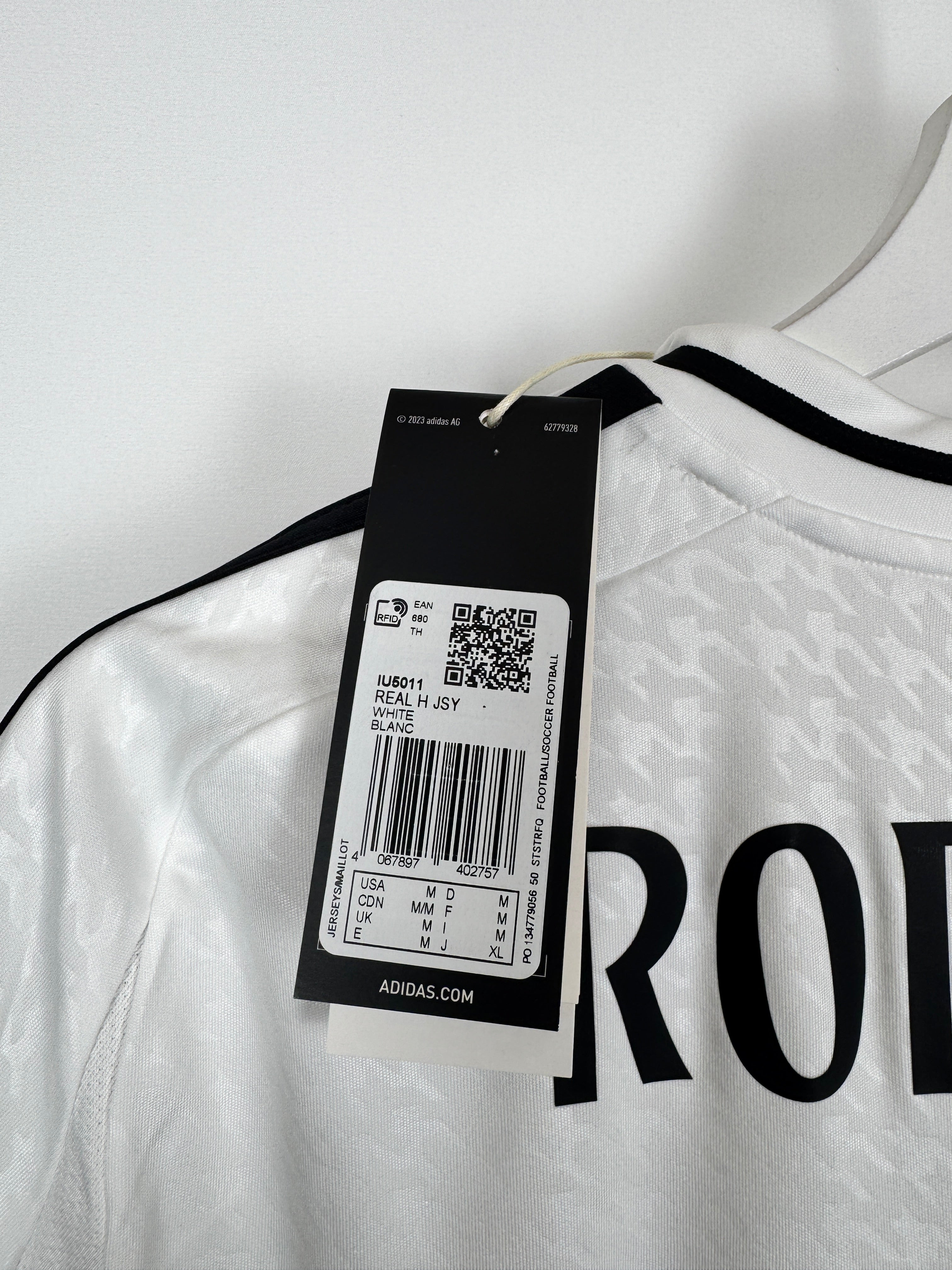 REAL MADRID 2024/2025 HOME FOOTBALL JERSEY - RODRYGO #11 (M)