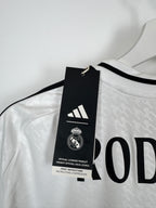 REAL MADRID 2024/2025 HOME FOOTBALL JERSEY - RODRYGO #11 (M)