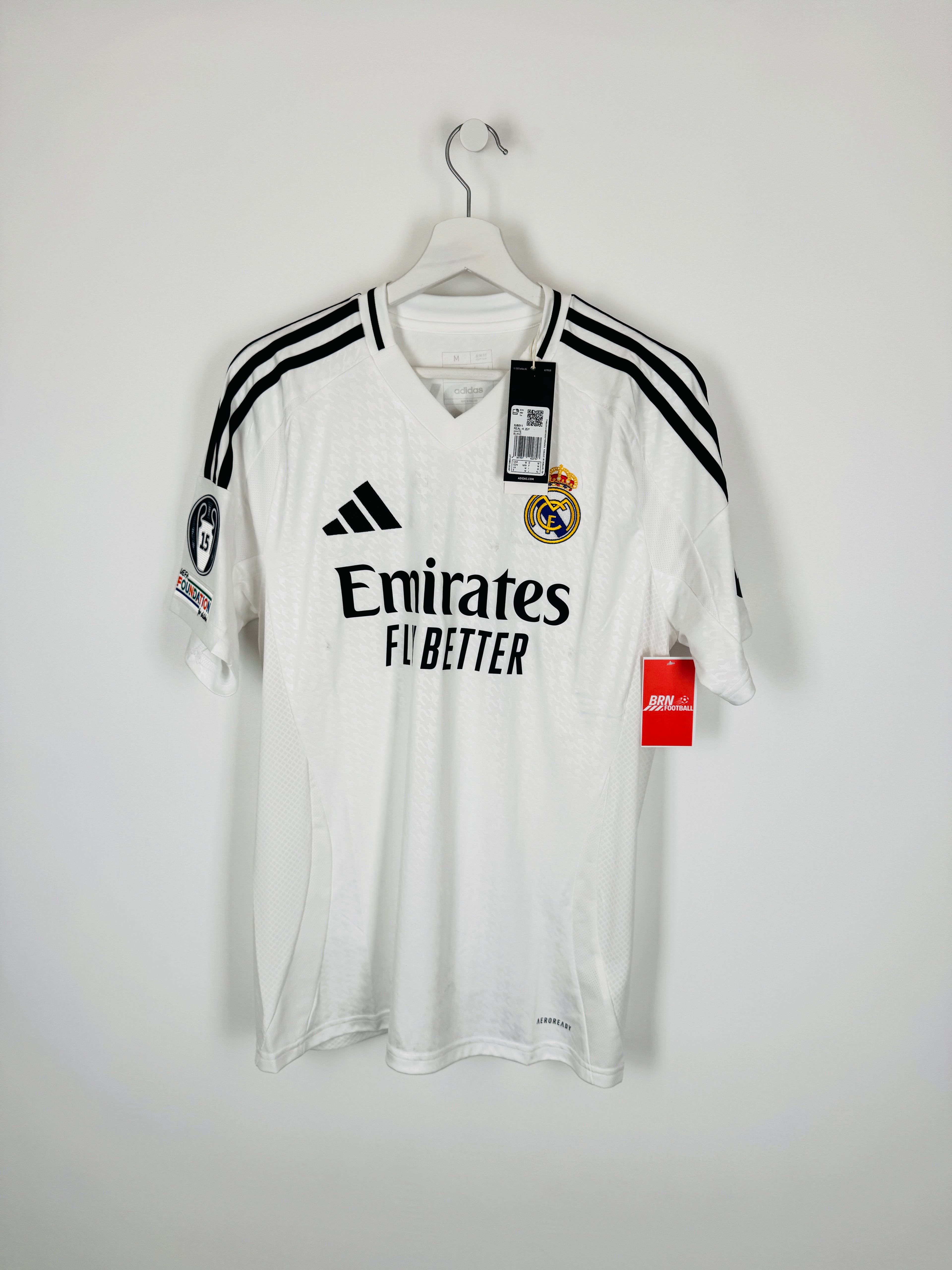 REAL MADRID 2024/2025 HOME FOOTBALL JERSEY - RODRYGO #11 (M)